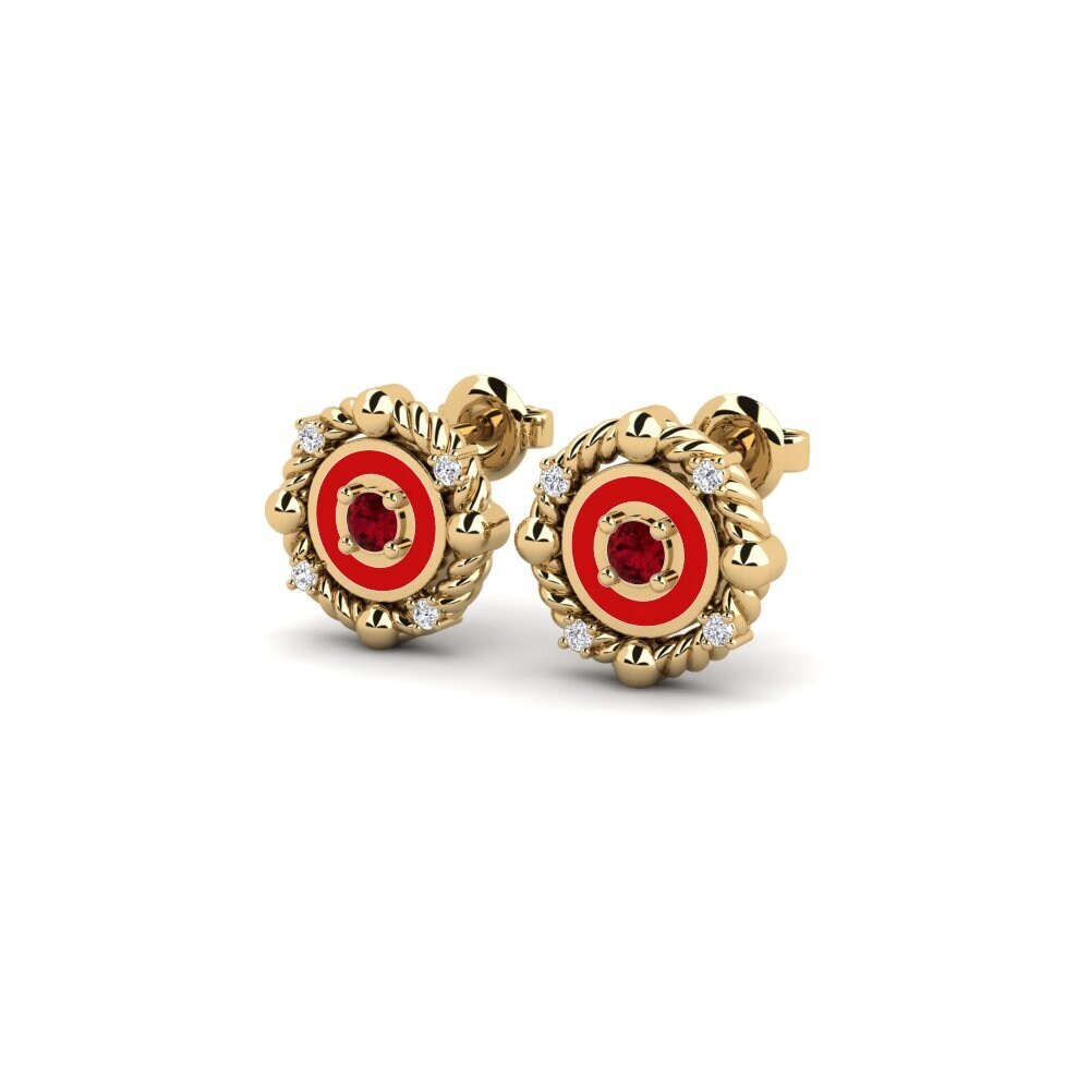 Red Zirconia Women's Earring Kontagora