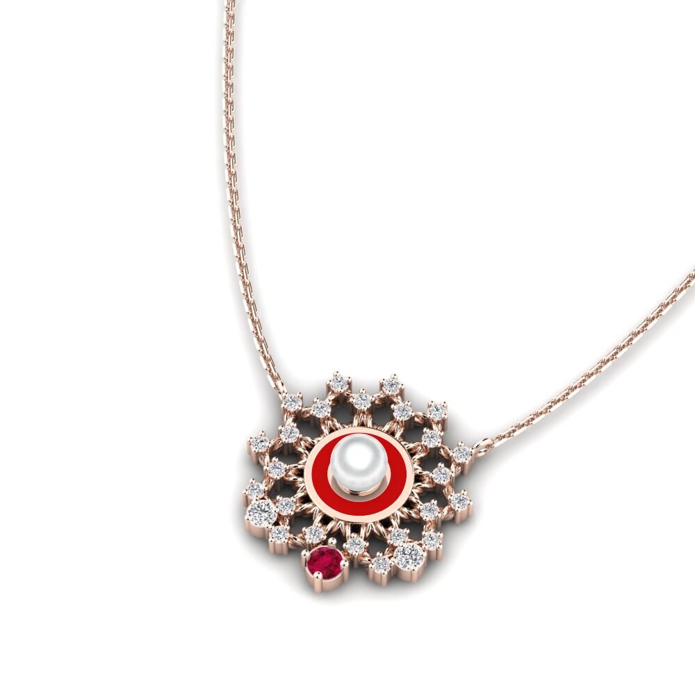 14ct Rose Gold Women's Necklace Kurupakari