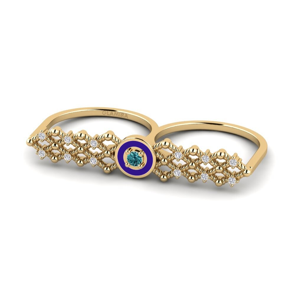 Blauer Diamant Ring Lacombe
