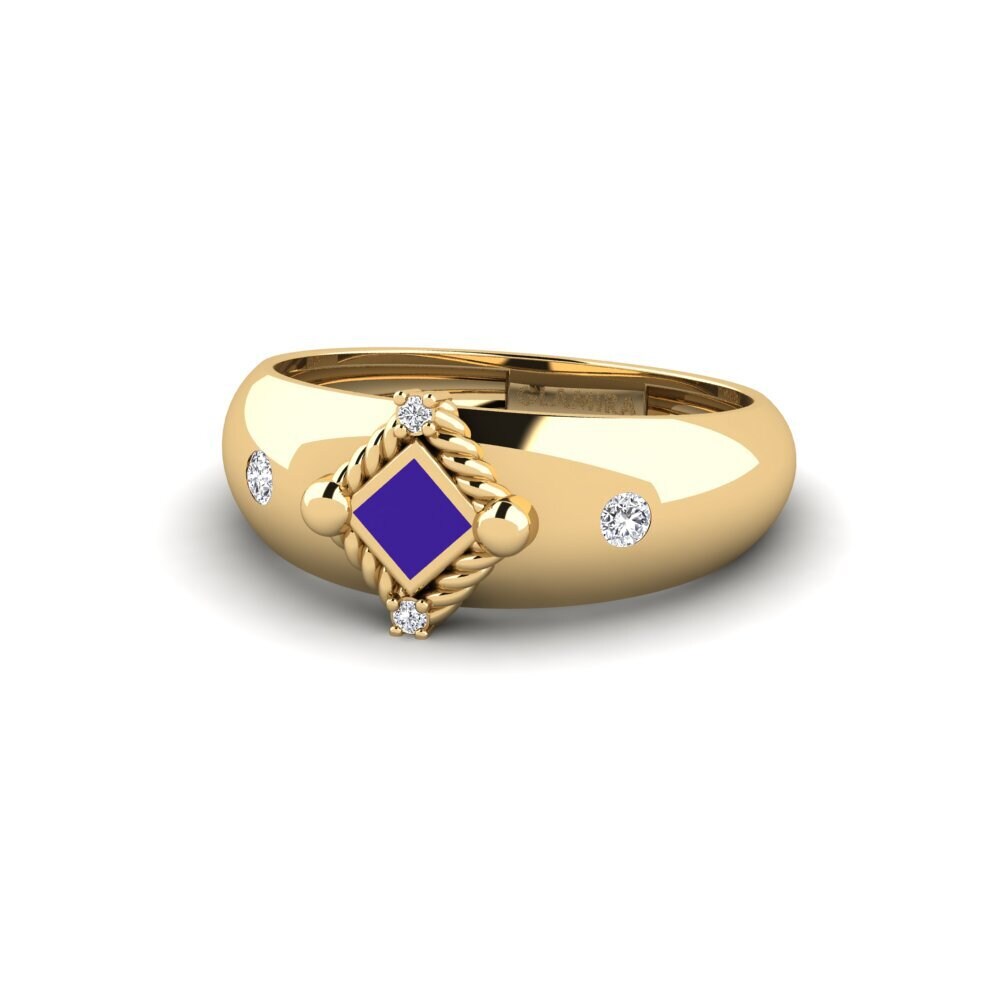 Labor-gezüchteter Diamant Ring Leduc