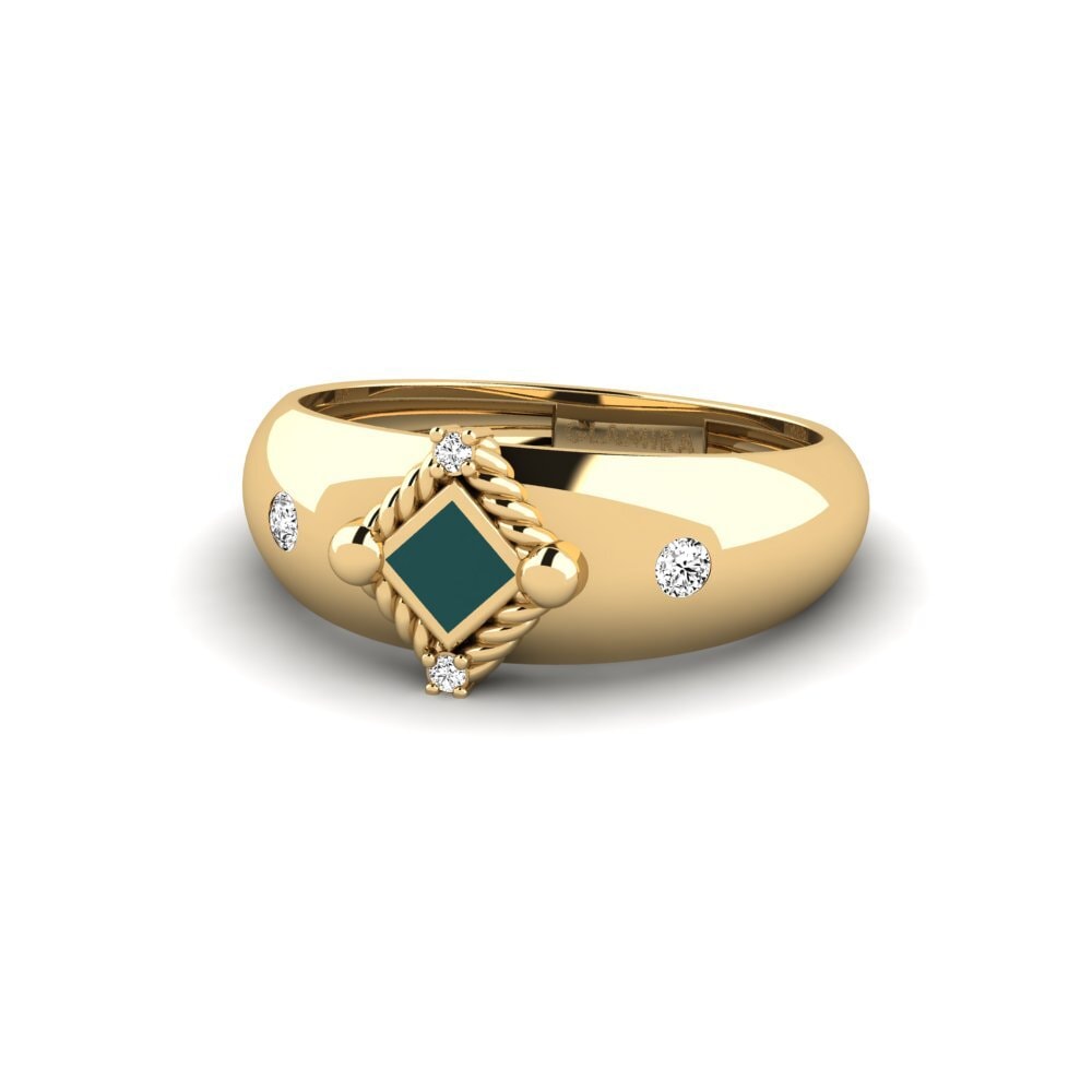 Moissanit Ring Leduc