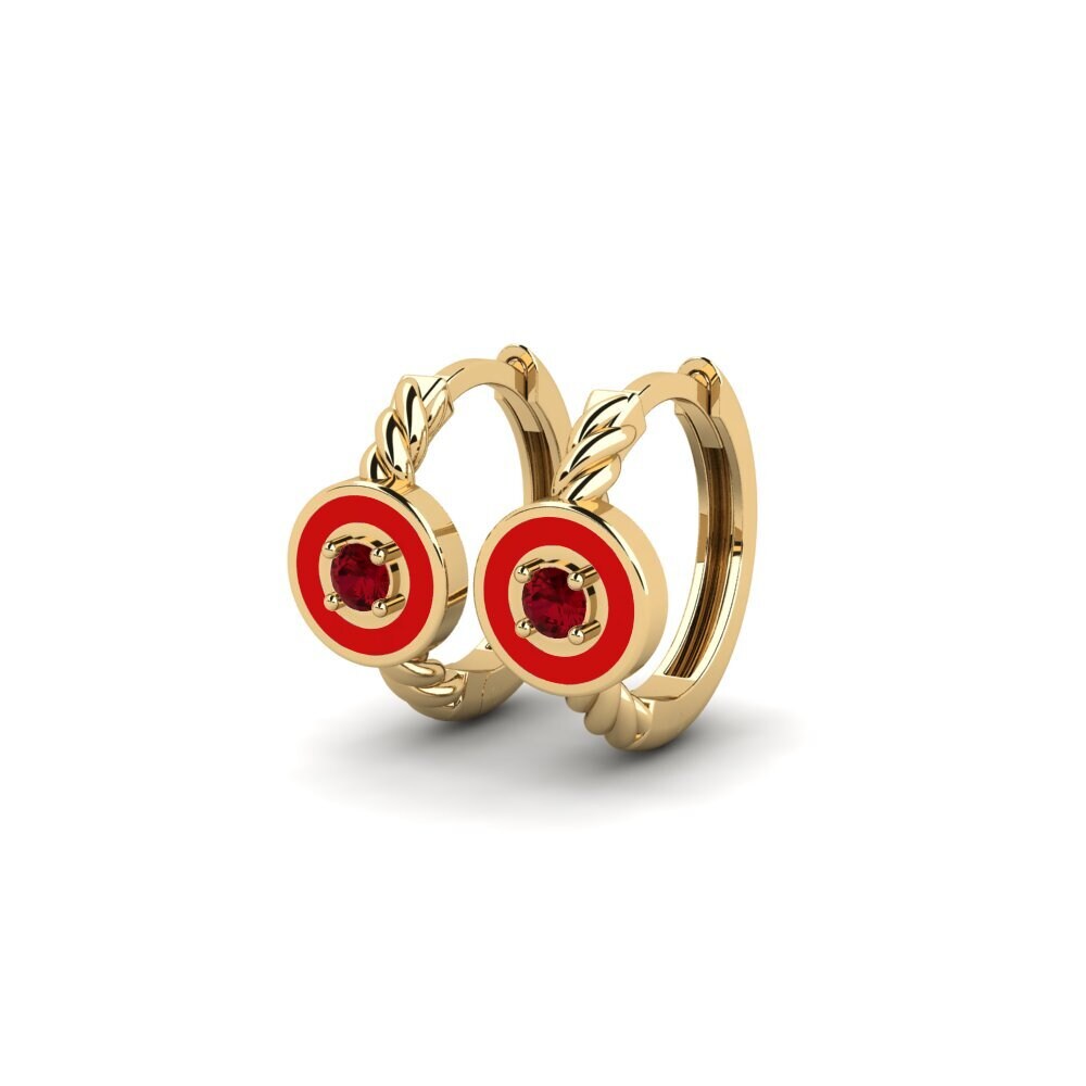 Red Zirconia Women's Earring Machakos