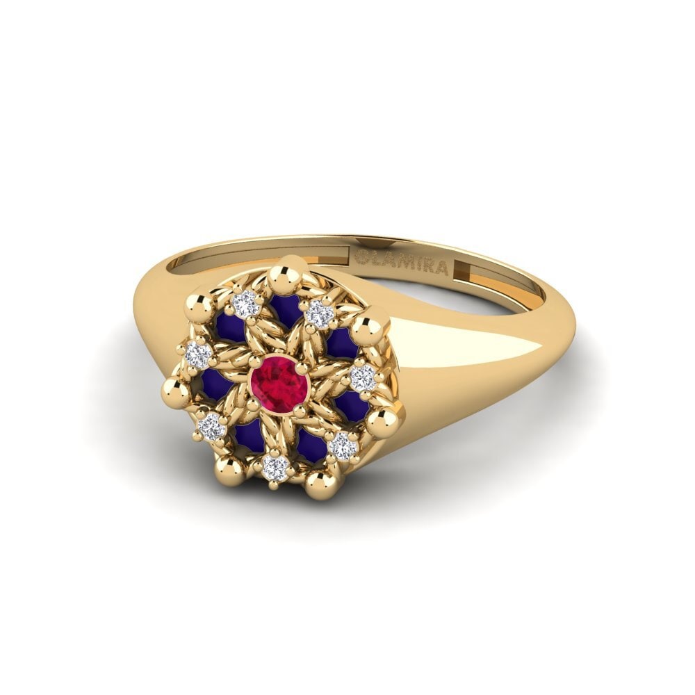 Gelbgold 585 Ring Negril