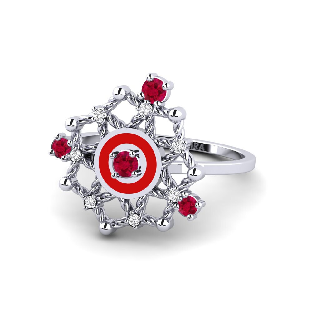 9ct White Gold Ring Sanyang