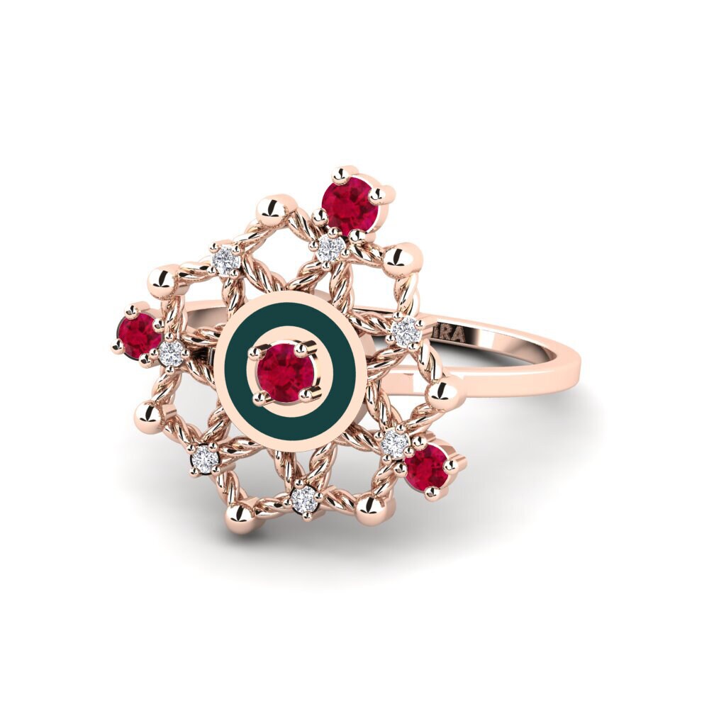 Rotgold 585 Ring Sanyang