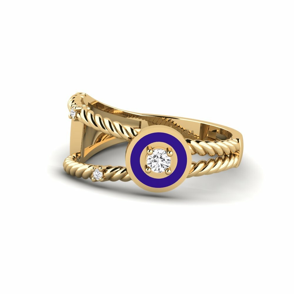 Saphir Blanc Bague Yambio