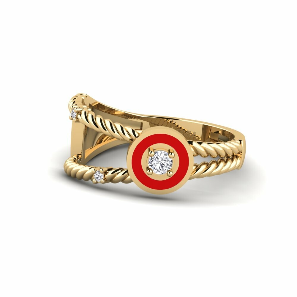Diamant De Synthèse Bague Yambio