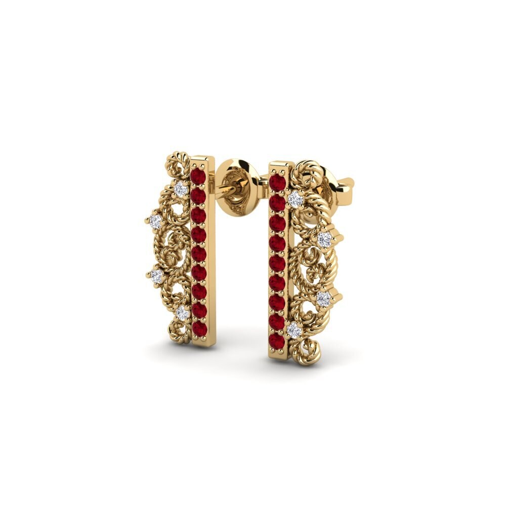 ruby-zirconia Women's ต่างหู Ambracia