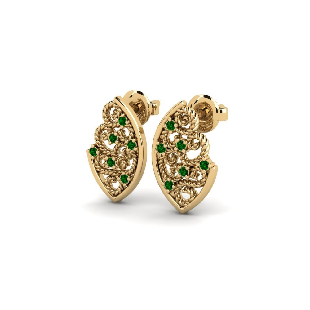Circonita Verde Pendiente de mujer Apsaros - A