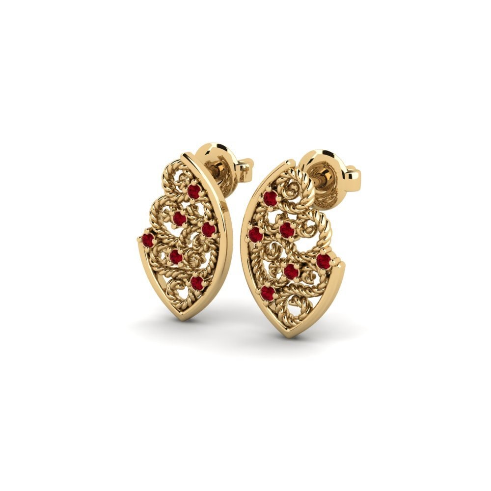 ruby-zirconia Women's ต่างหู Apsaros - A