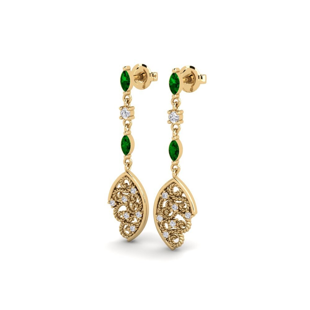 Circonita Verde Pendiente de mujer Apsaros - B