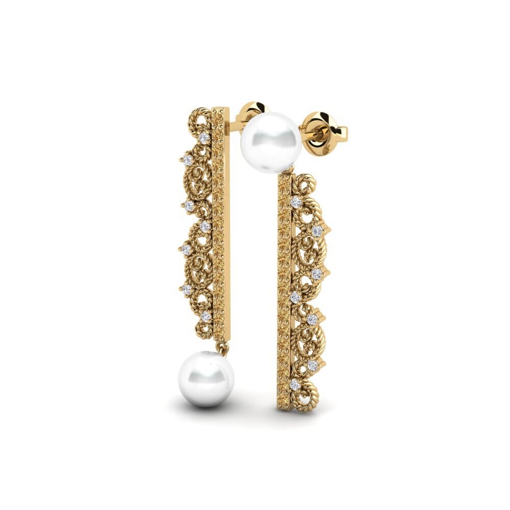 Brown Diamond Women's Earring Artemita