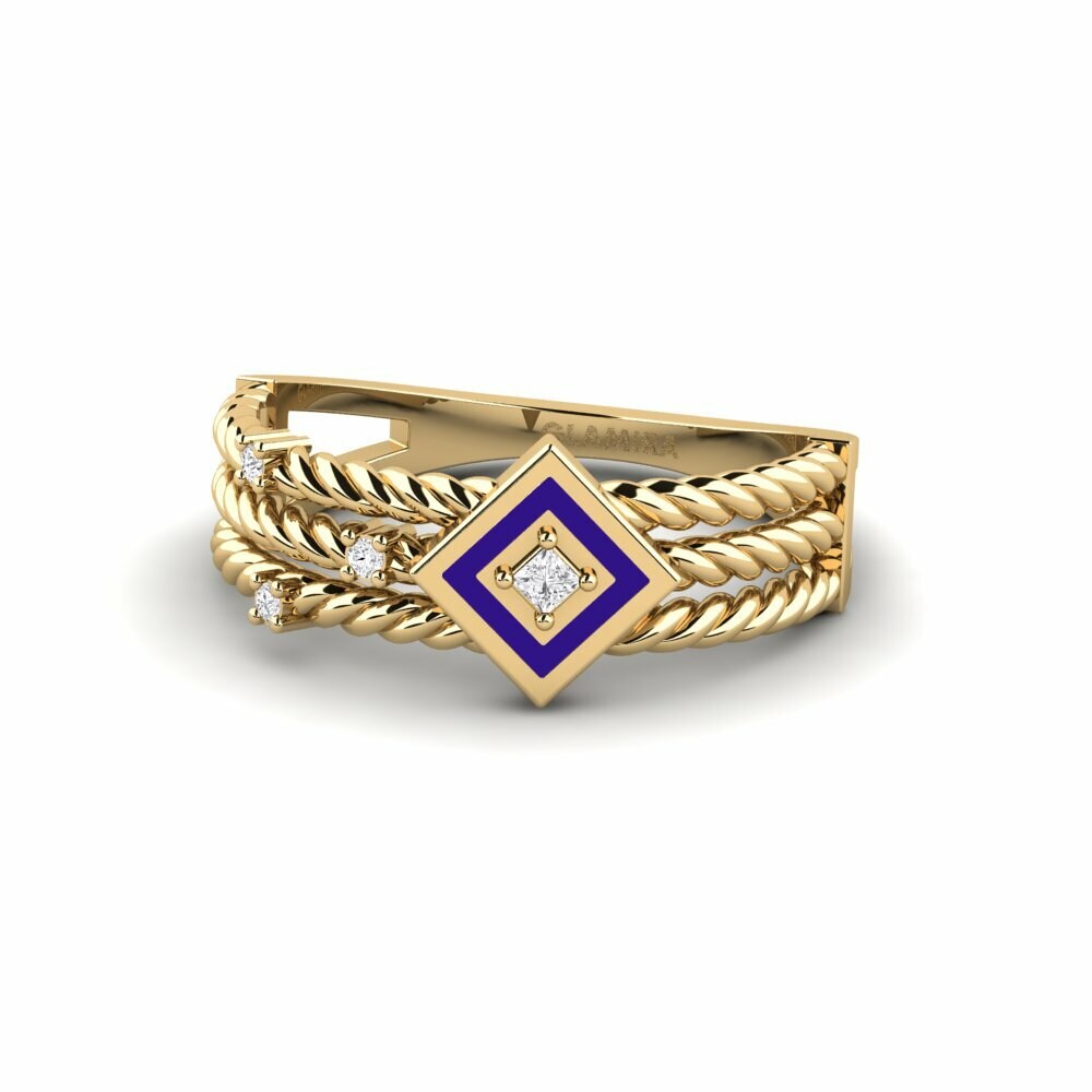 Saphir Blanc Bague Aweil