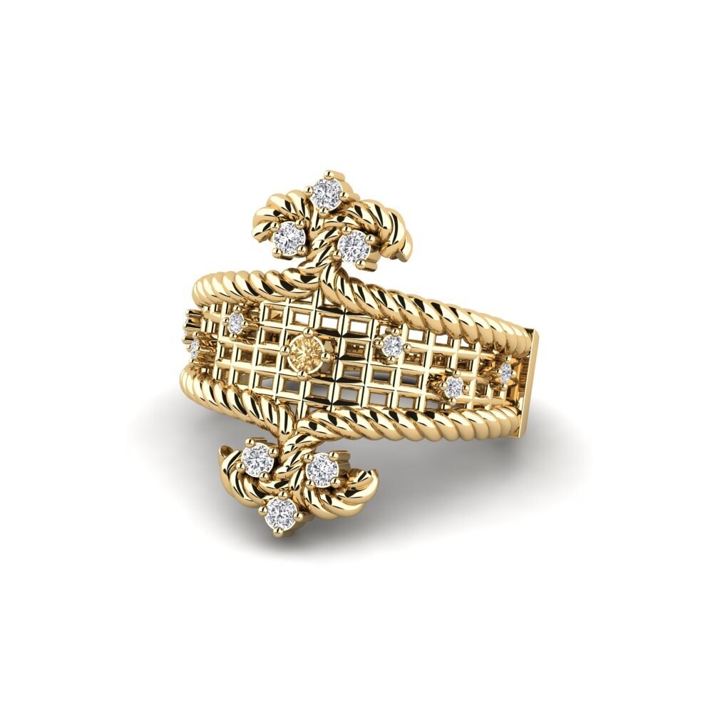 Brauner Diamant Ring Belhavel