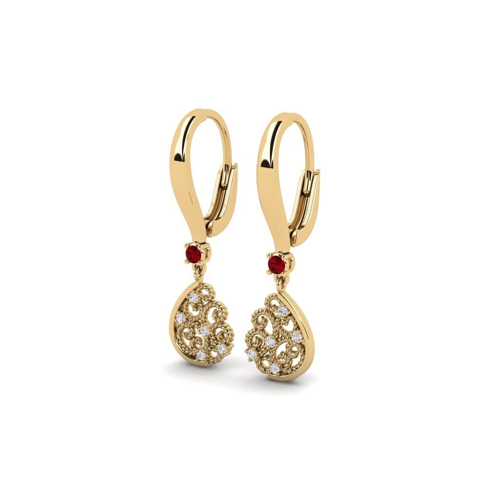 ruby-zirconia Women's ต่างหู Bouthrot
