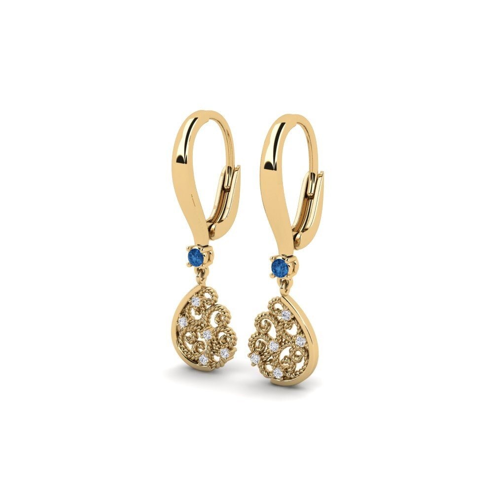 sapphire-zirconia Women's ต่างหู Bouthrot