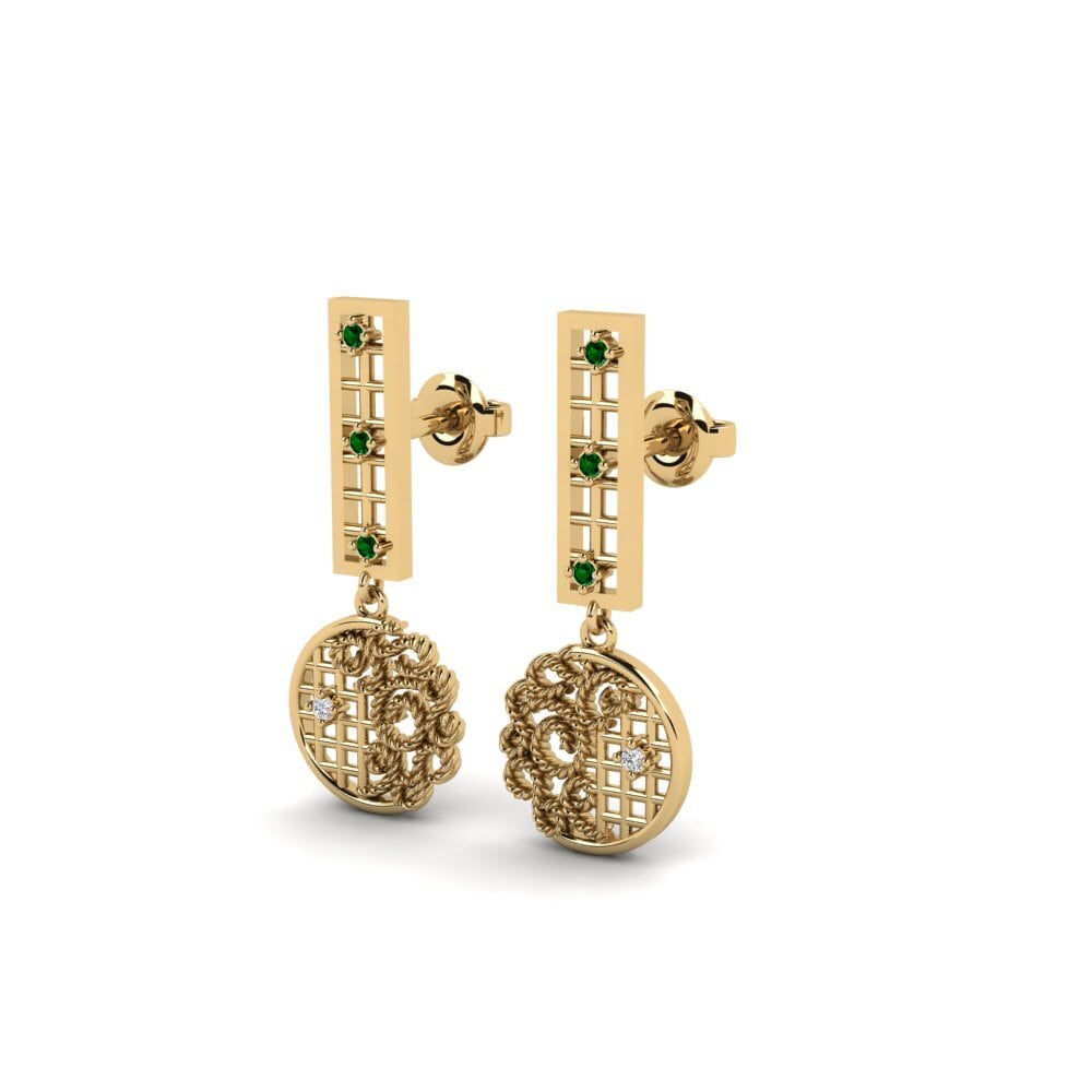 Circonita Verde Pendiente de mujer Dromore