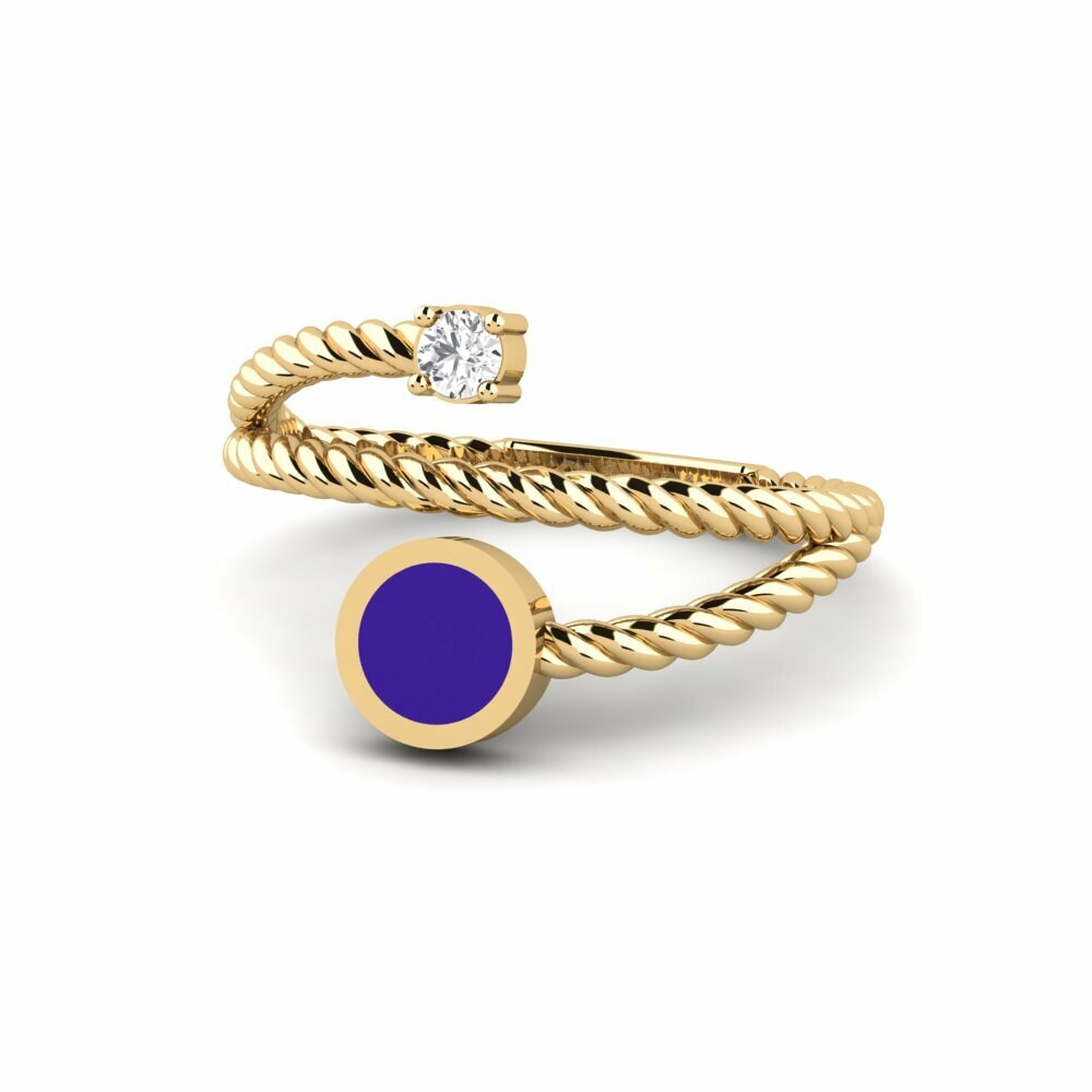 Saphir Blanc Bague Edmonton