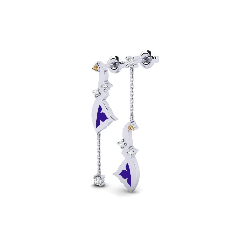 Diamante Marrón Pendiente de mujer Empirical