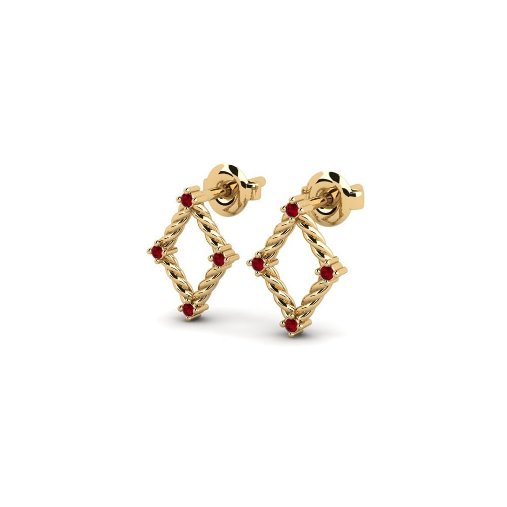 ruby-zirconia Women's ต่างหู Marsabit - B