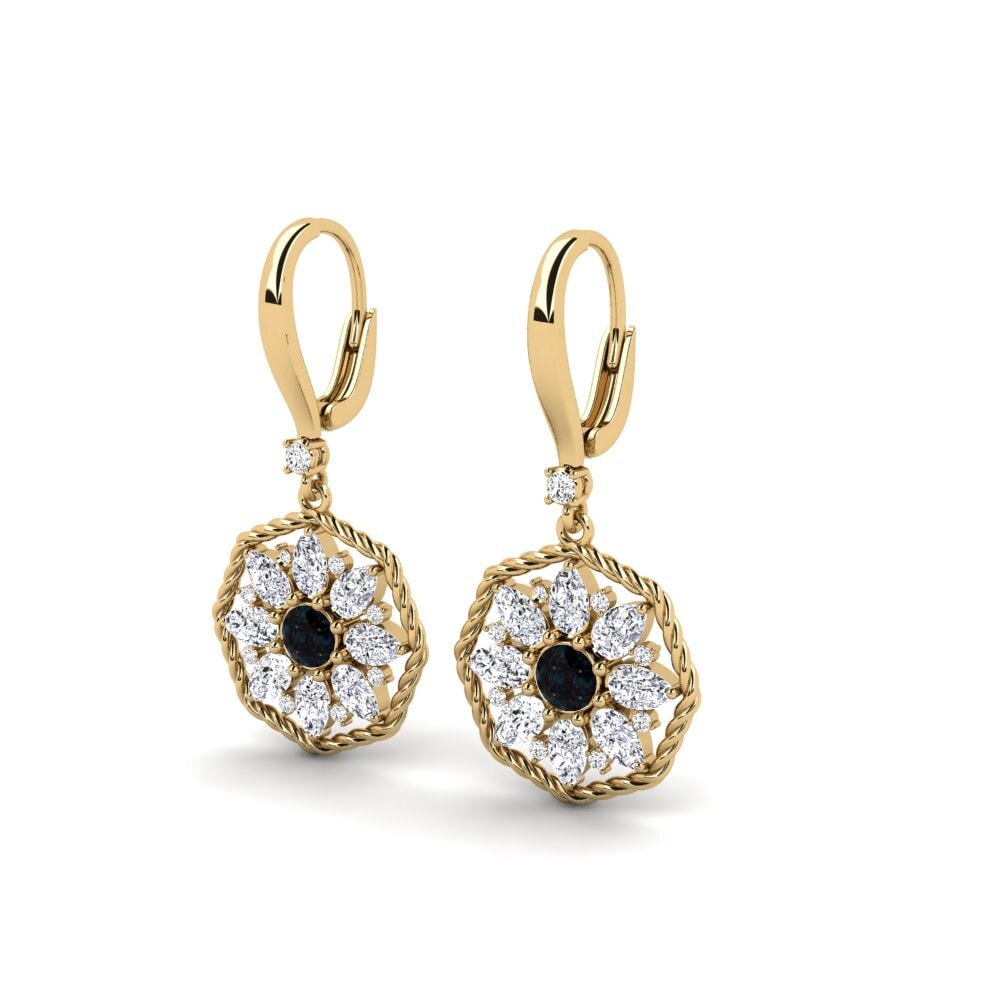 Black Opal Women's Earring Afungirt