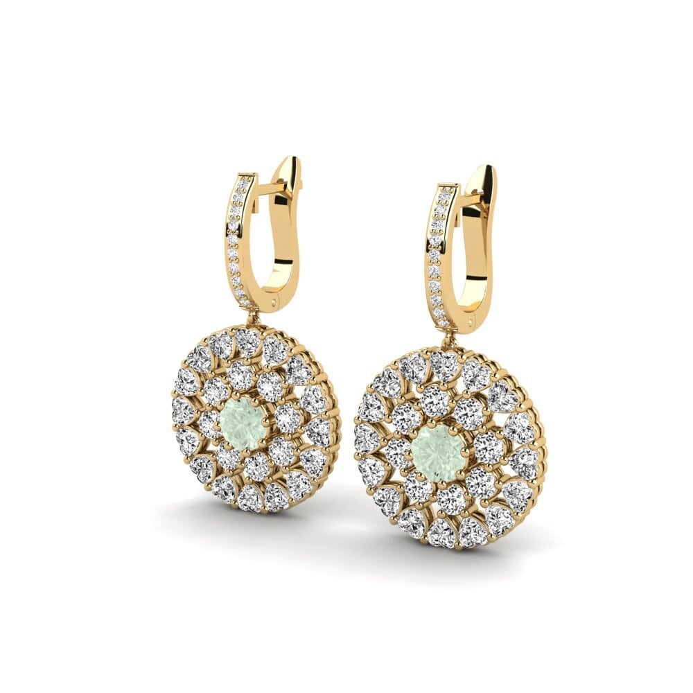 Green Amethyst Women's Earring Ais