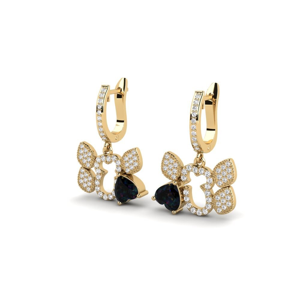Black Opal Women's Earring Annityupe