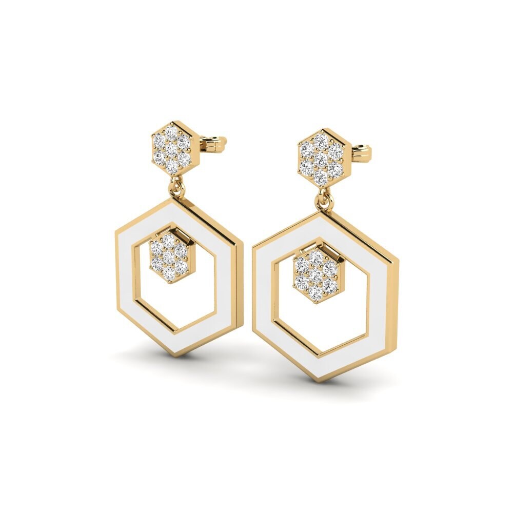 Moissanite Orecchino da donna Bayonne