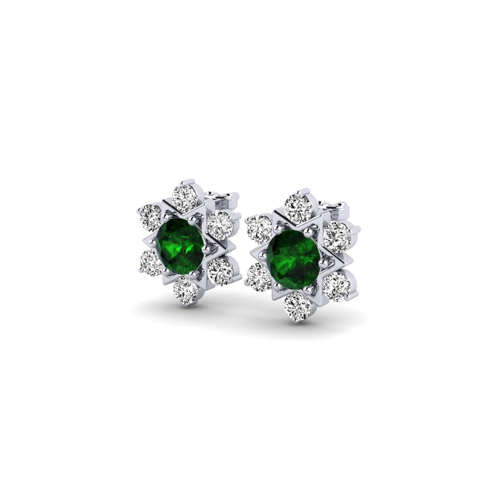 Green Tourmaline Women's Earring Brochan