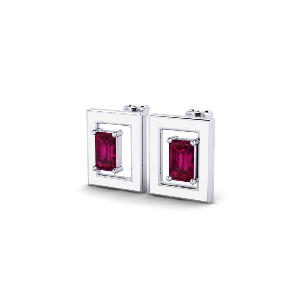 Granato Rodolite Orecchino da donna Cactuss