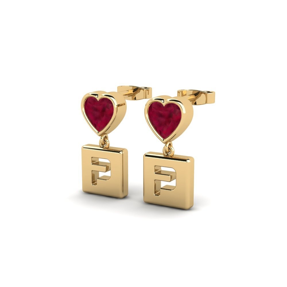 Ruby Women's Earring Camminare - P
