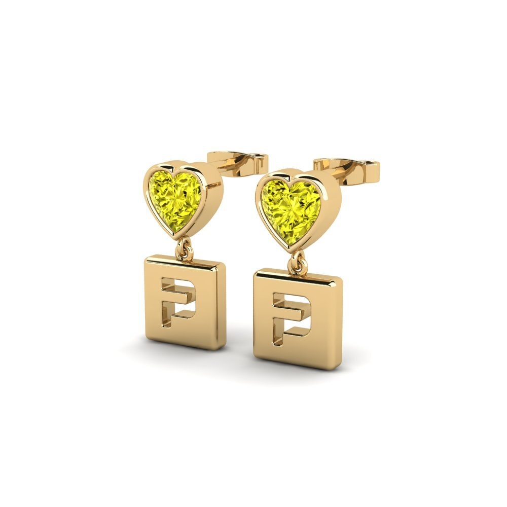 Yellow Diamond Women's Earring Camminare - P