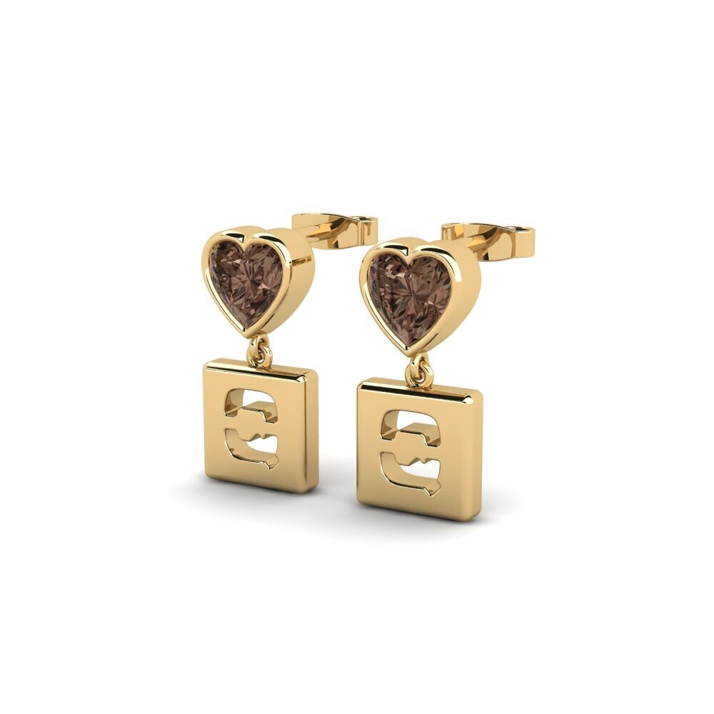 Smoky Quartz Women's Earring Camminare - Q