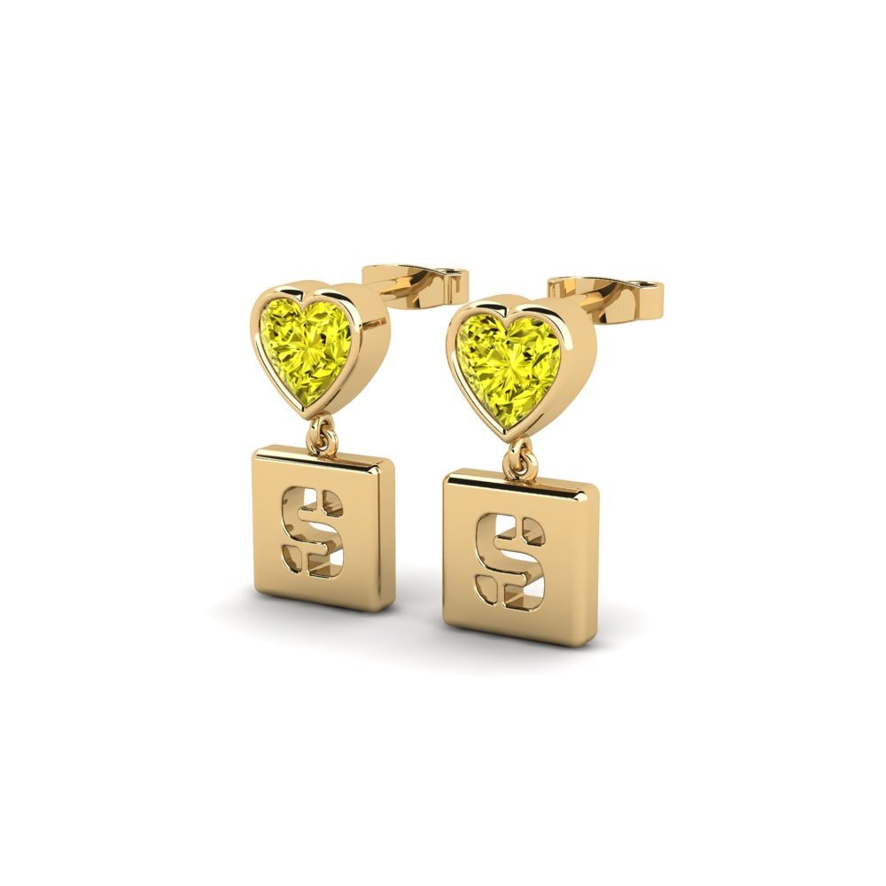 Yellow Diamond Women's Earring Camminare - S