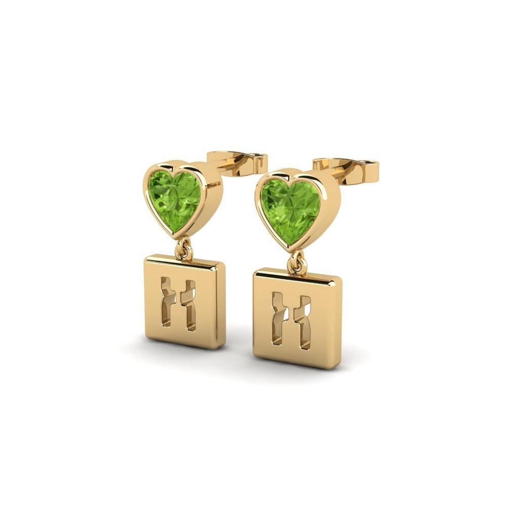 Peridoto Pendiente de mujer Camminare - X