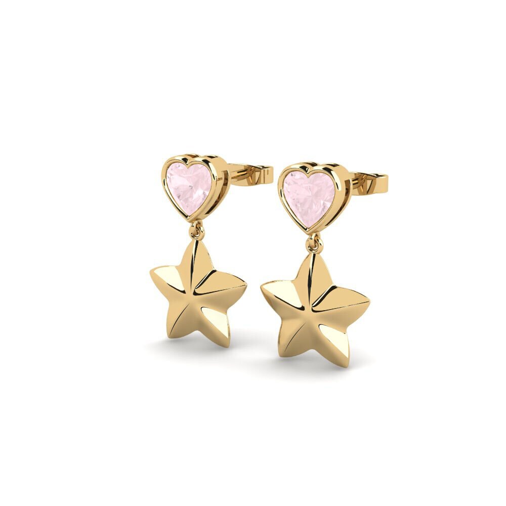 Rose Quartz Women's Earring Enrehart