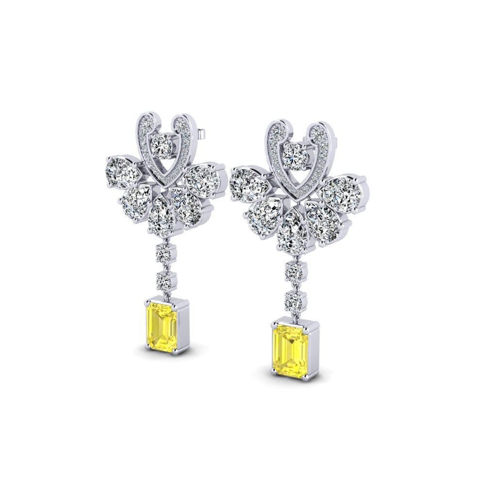 Yellow Sapphire Women's Earring Kimmyer