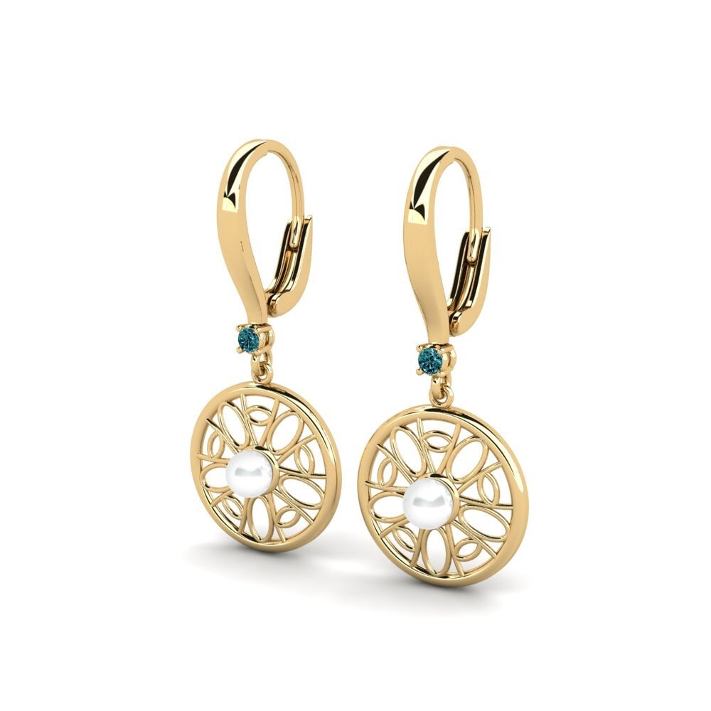 Blue Diamond Women's Earring Munamiyes
