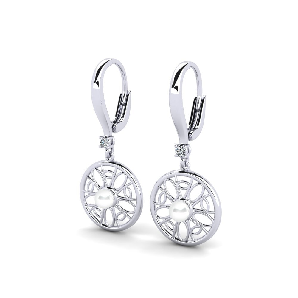 Oro Bianco 375 Orecchino da donna Munamiyes