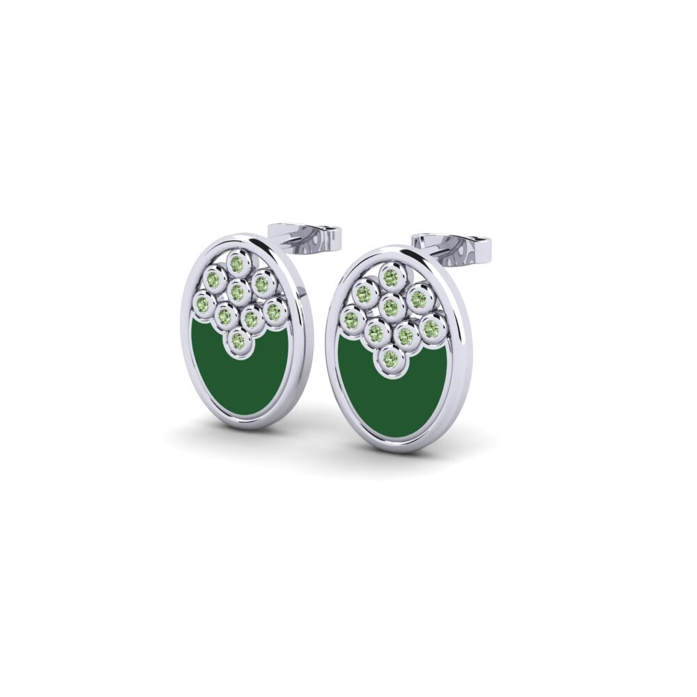 Diamante Verde Pendiente de mujer Napier