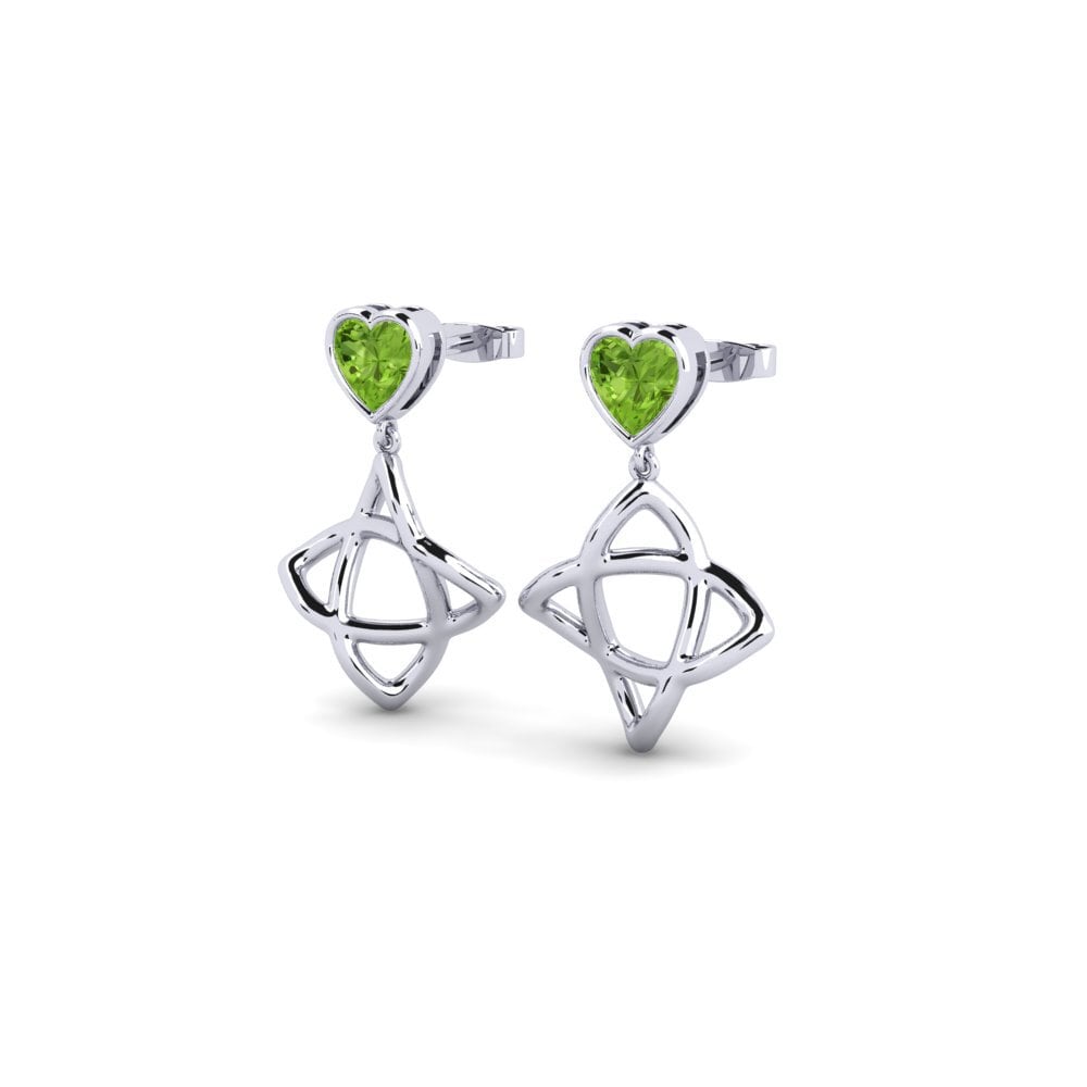 Peridot Women's Earring Omission