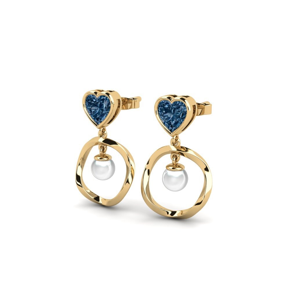 Blue Diamond Women's Earring Onutten