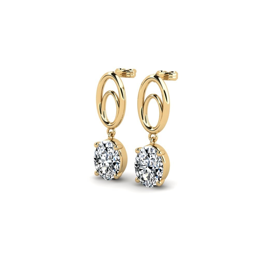 18ct Yellow Gold Women's Earring Pianupot
