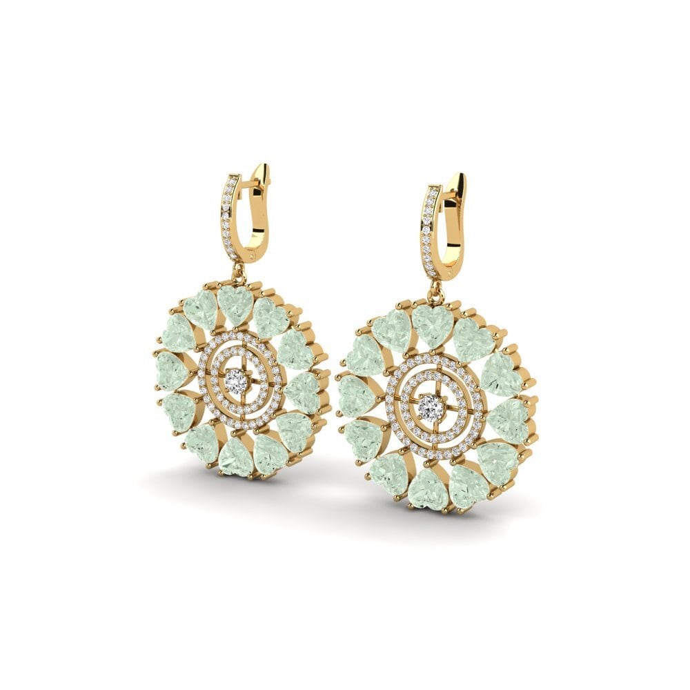 Green Amethyst Women's Earring Sandsford