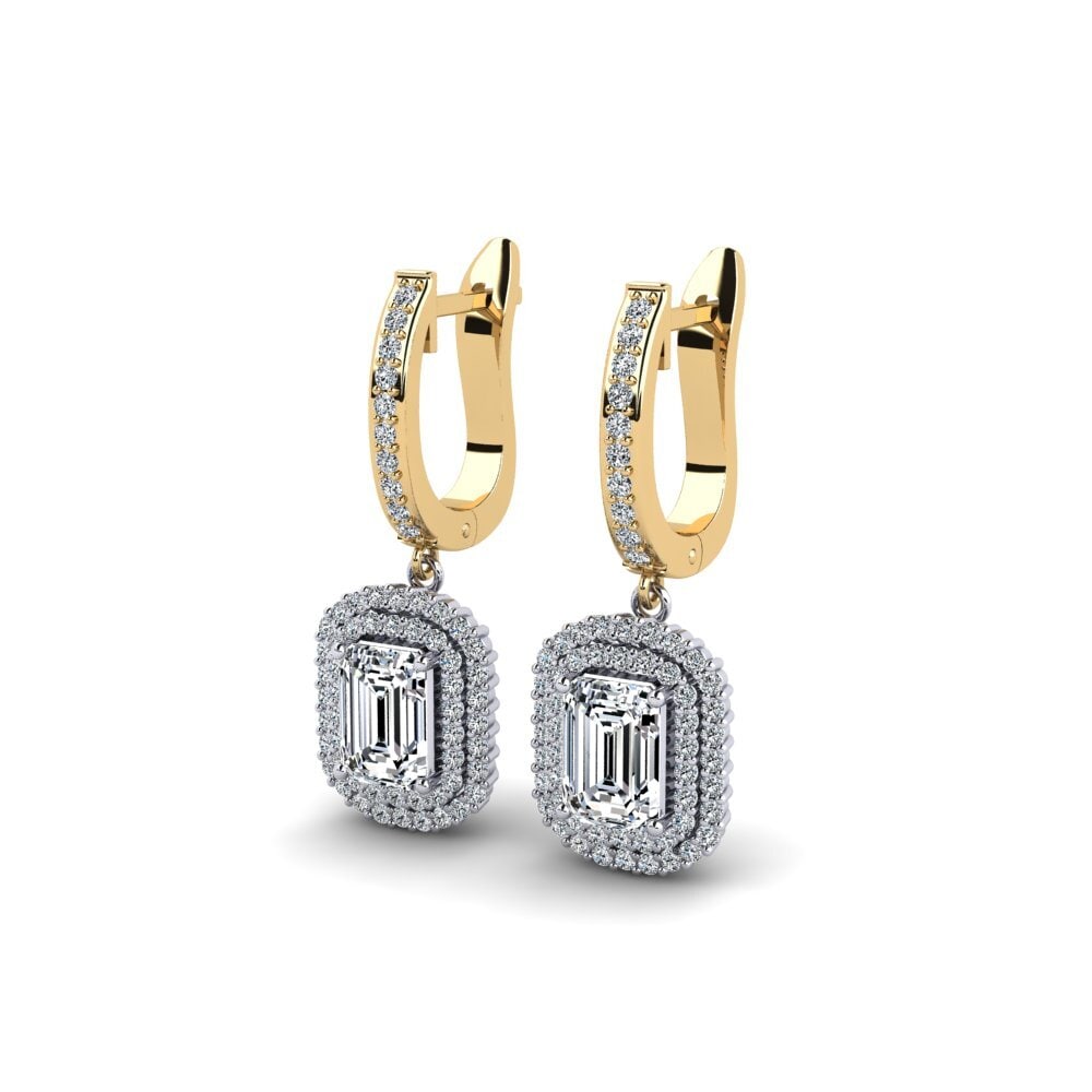 14ct Yellow / White Gold Women's Earring Sightless