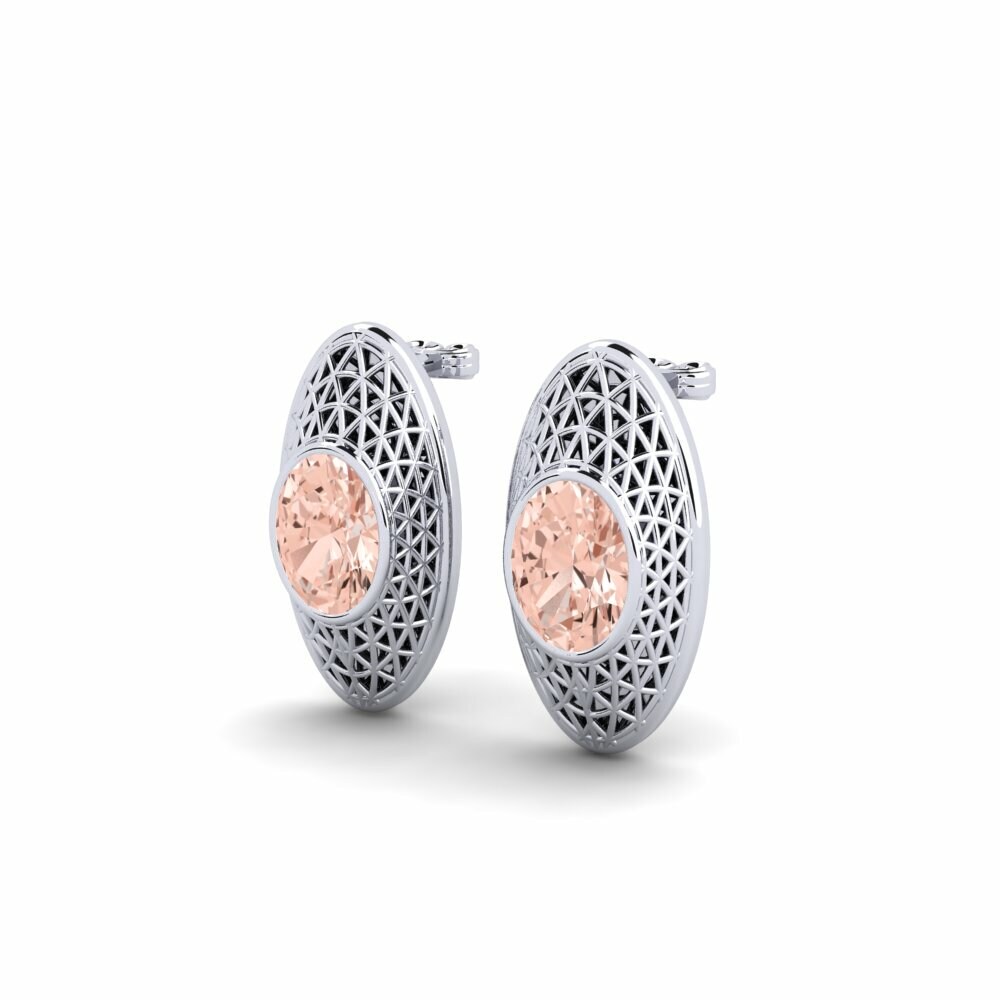 Morganite Boucle d'oreille femme Tempel