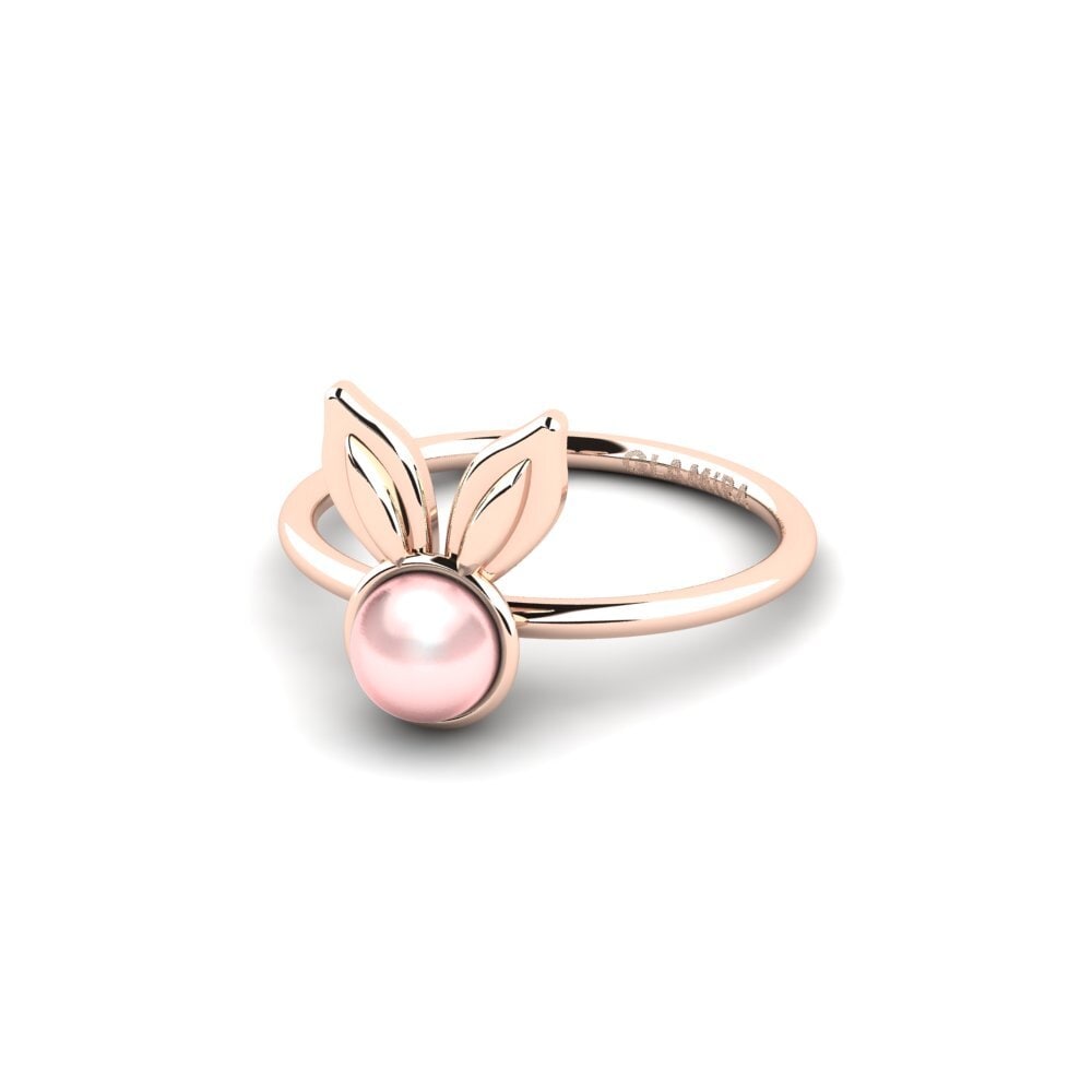 14k Oro Rosa Anillo para Niño Huskier