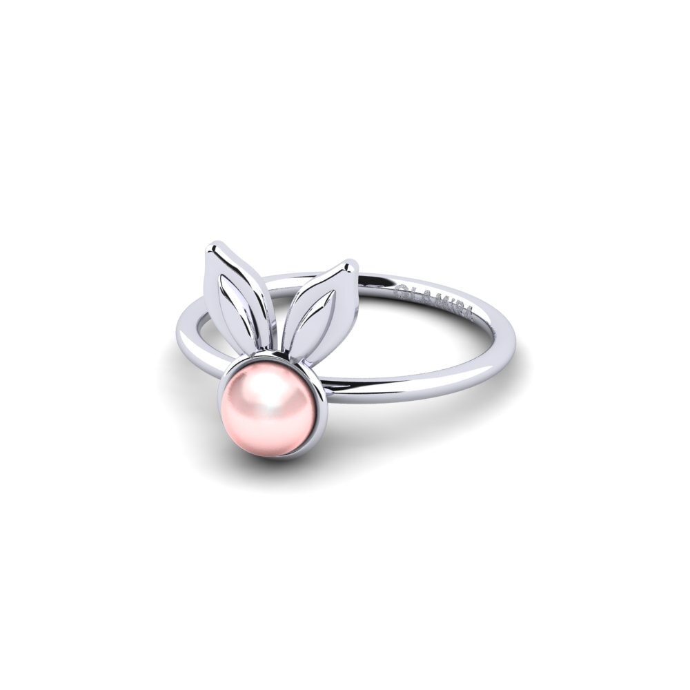 9k Oro Blanco Anillo para Niño Huskier