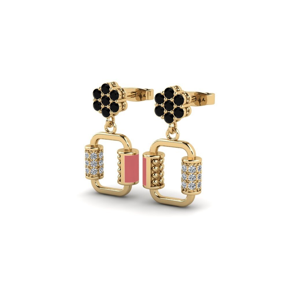 Black Diamond Kid's Earring Nacho