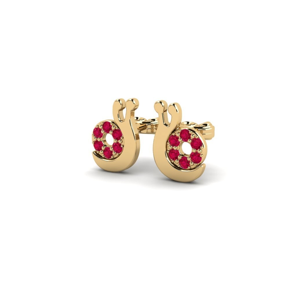 Ruby Kid's Earring Orbitten